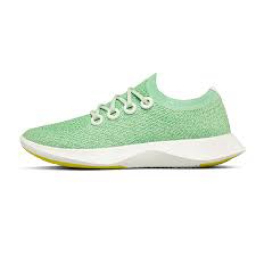 Allbirds Tree Dasher 1 sneakers green wool washable size‎ 9.5
